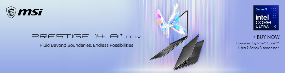 MSI - UIC ACS Prestige_14_AI+_D3M_Google_Banner_970x250